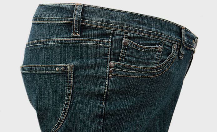 Maternity Adjustable Waist Bootcut Jeans
